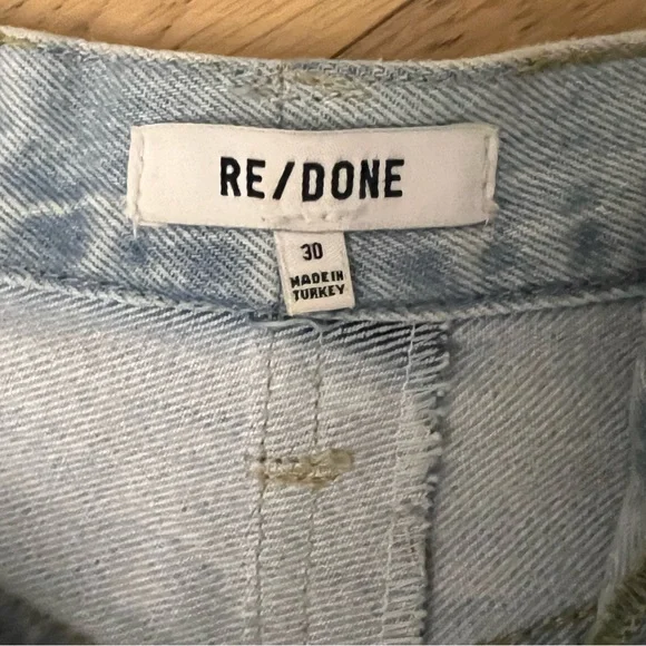 RE/DONE Originals 90s High Rise Loose in Perfect Light Indigo - Size 30 - Picture 7 of 8